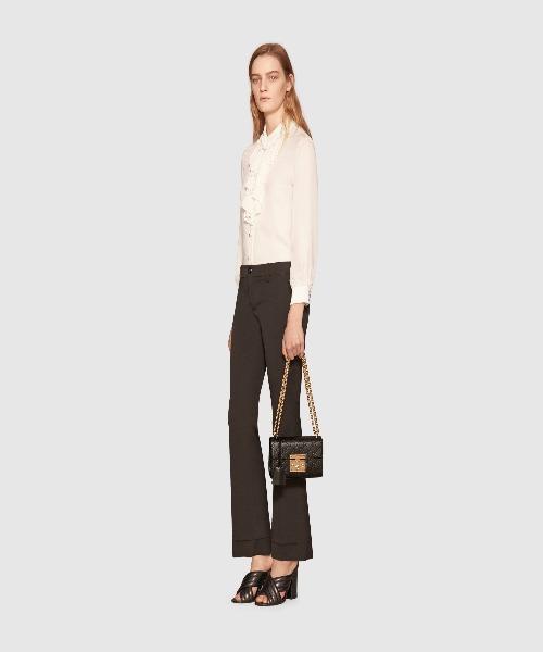 Gucci Padlock Small Signature Shoulder Bag Black