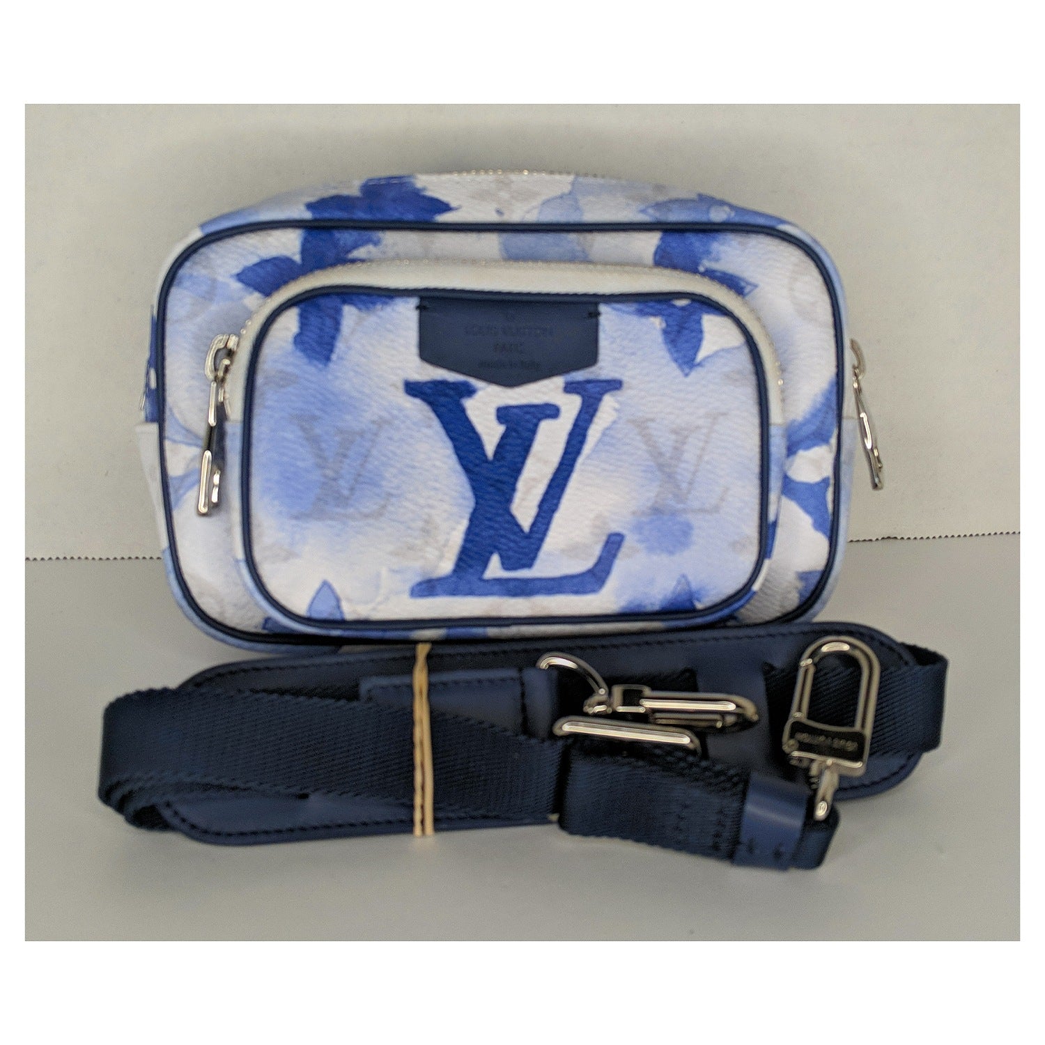 Louis Vuitton Monogram Watercolor Outdoor Pouch Blue Unisex
