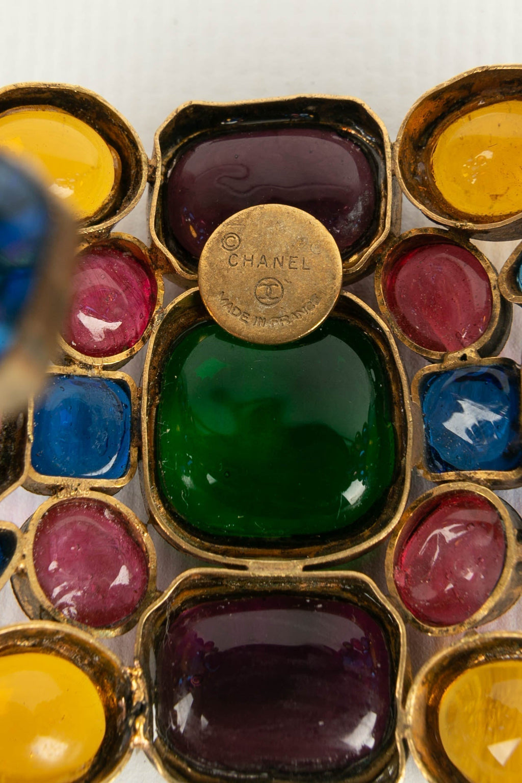 Bracelet en pâte de verre Chanel