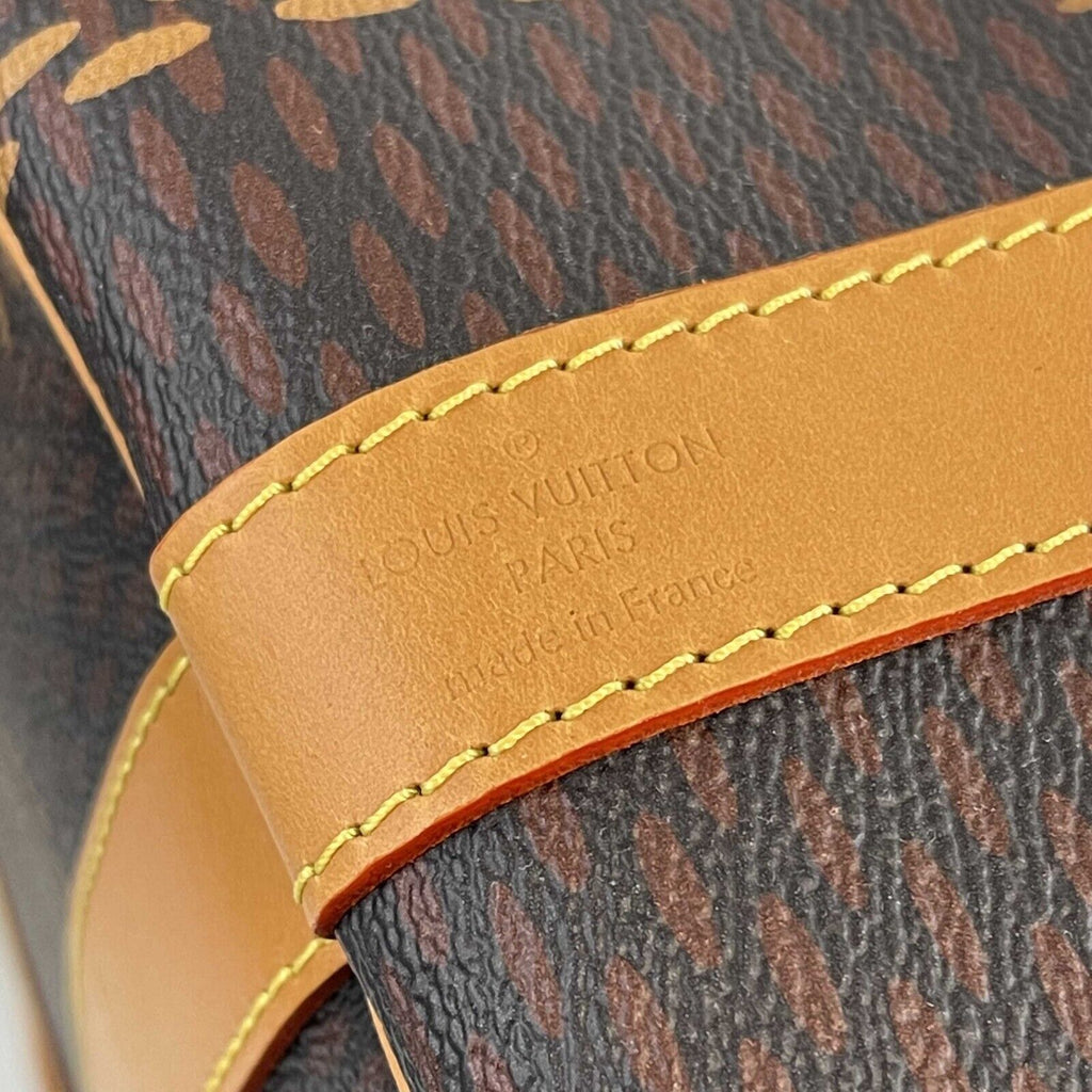 LOUIS VUITTON NEW LV x NIGO Virgil Abloh Keepall Bandouliere 50 Brown Bag
