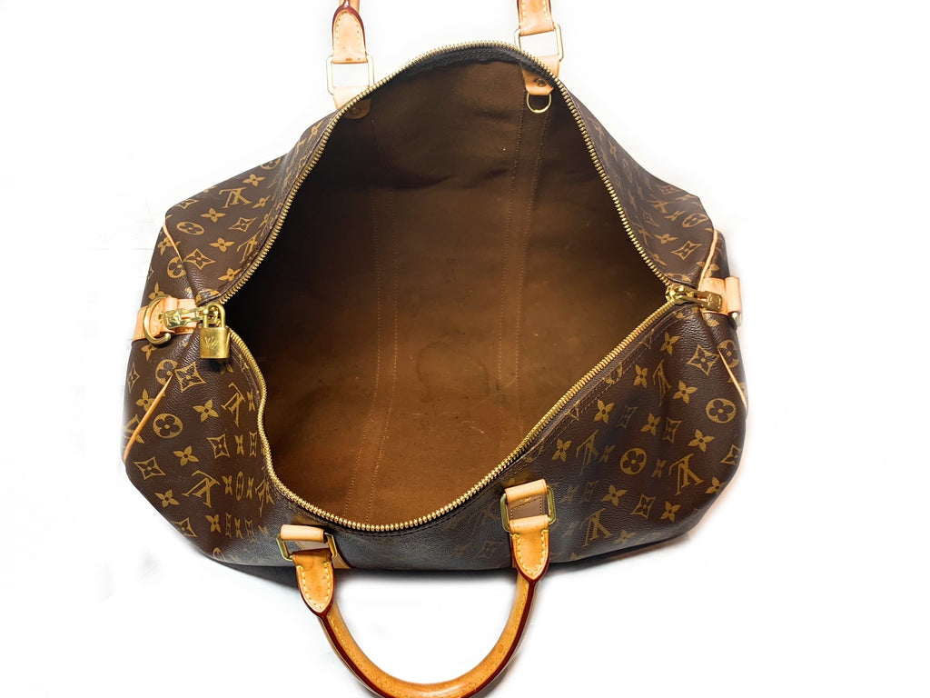 Louis Vuitton Monogram Canvas Keepall Bandouliere 50 Luggage Bag