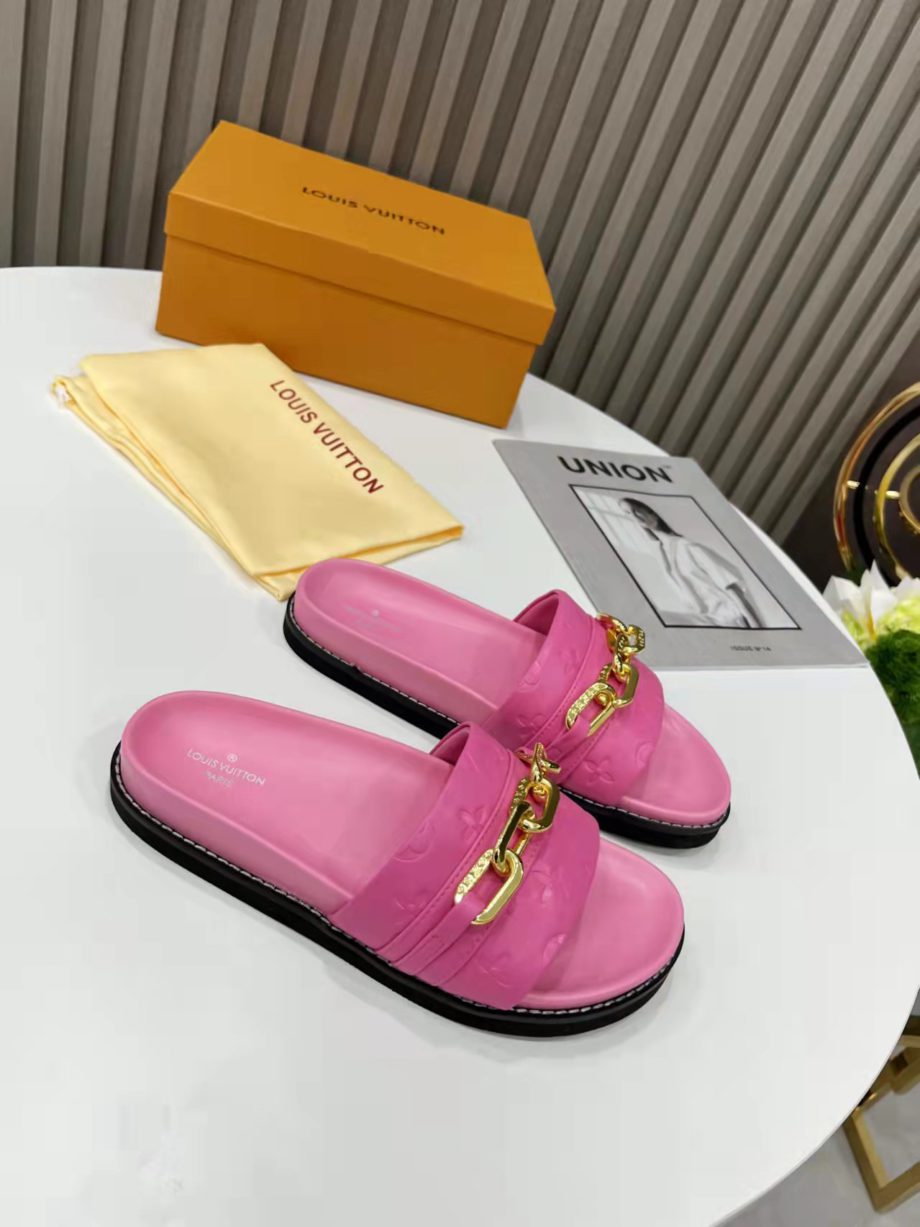 louis vuitton Sunset Flat Comfort Mule Pink For Women 1A9RAW
