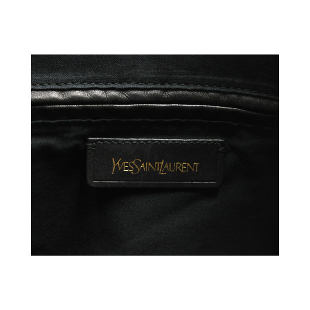 YVES SAINT LAURENT Python "Muse" Large Bag