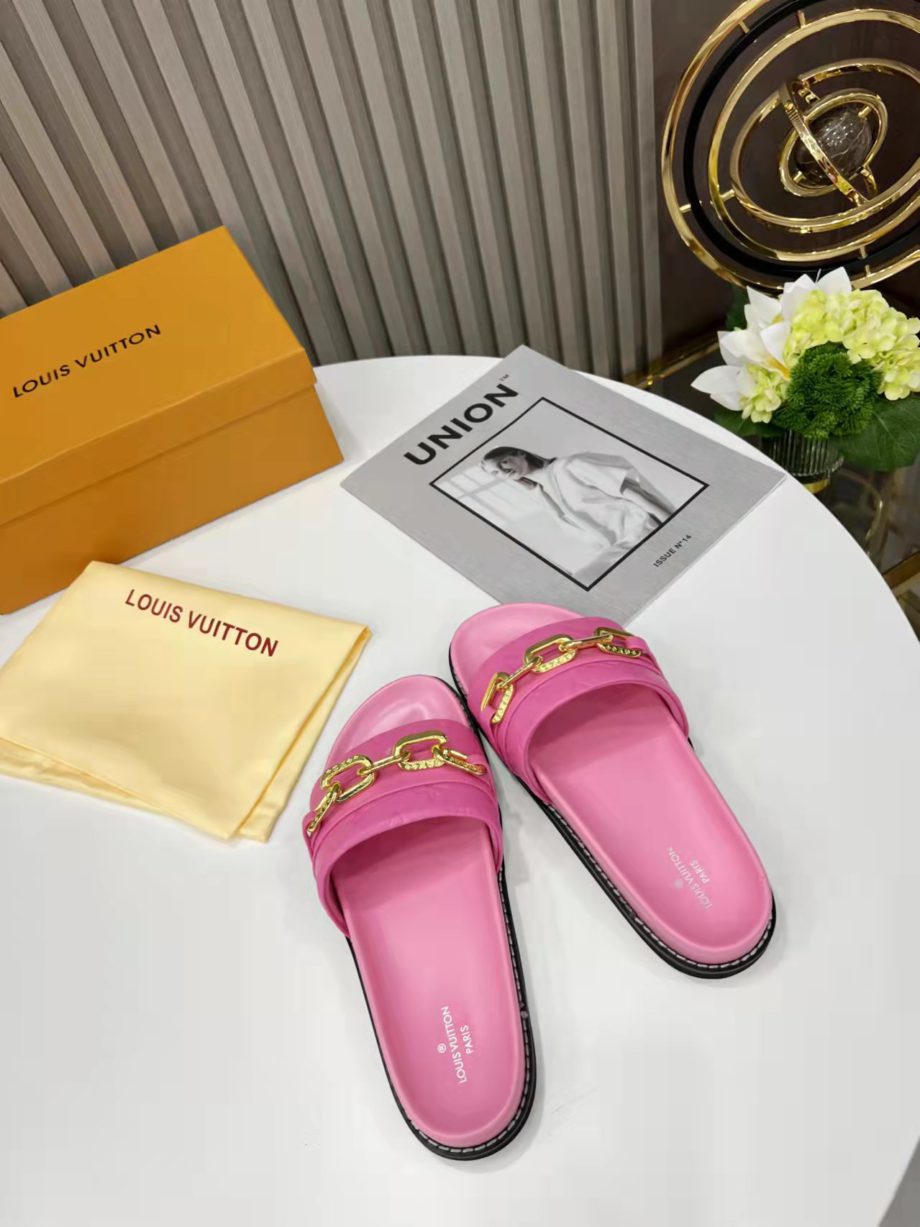 louis vuitton Sunset Flat Comfort Mule Pink For Women 1A9RAW