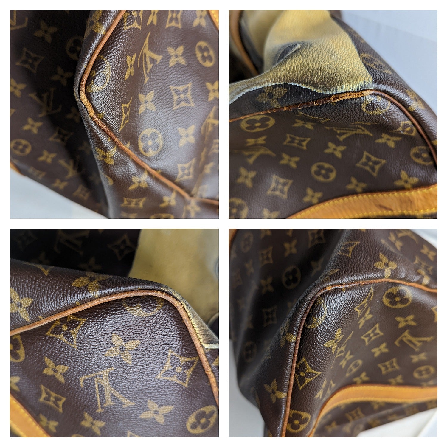 Louis Vuitton Vintage Monogram Keepall Bandouliere 60 Bag