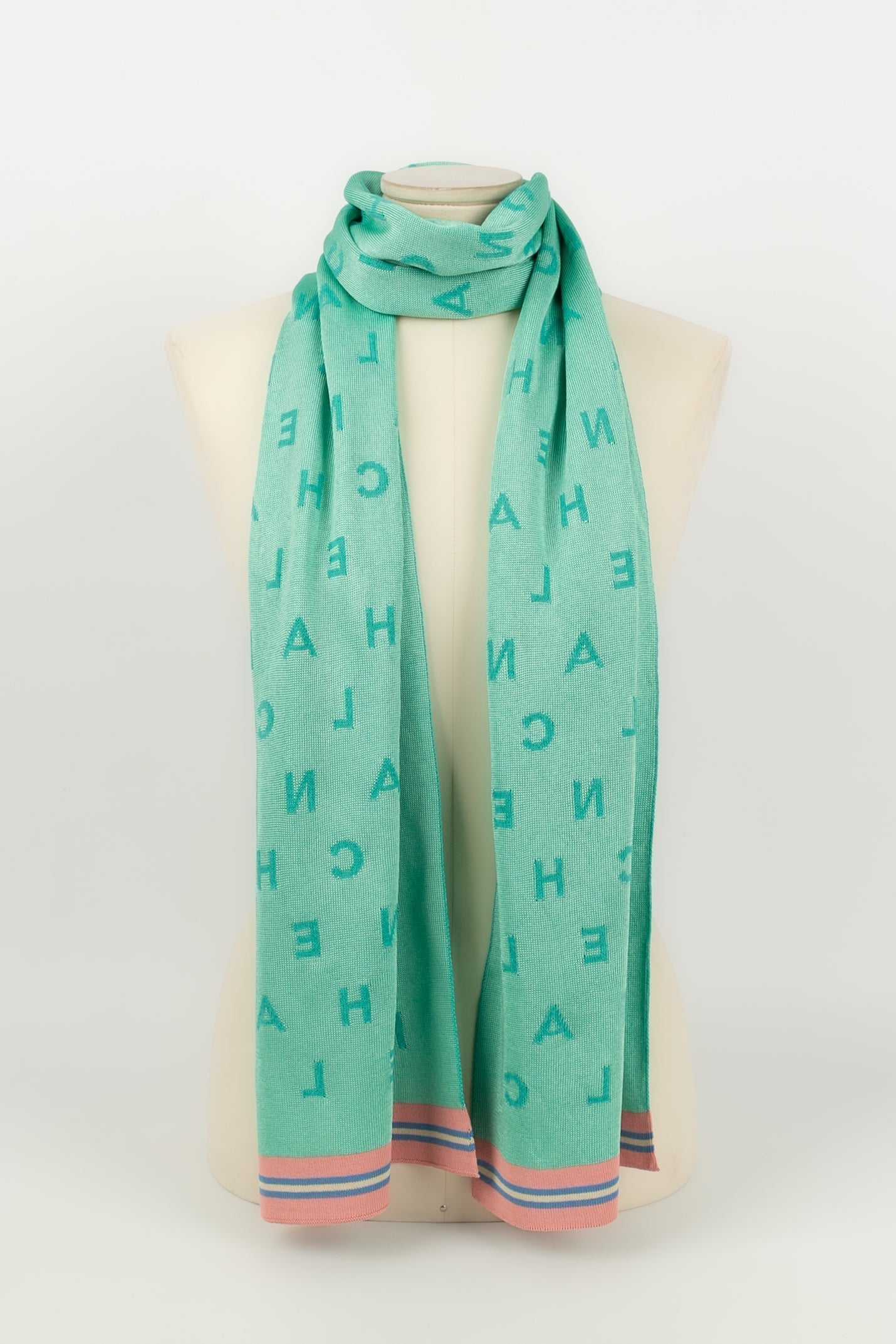 ��charpe verte Chanel