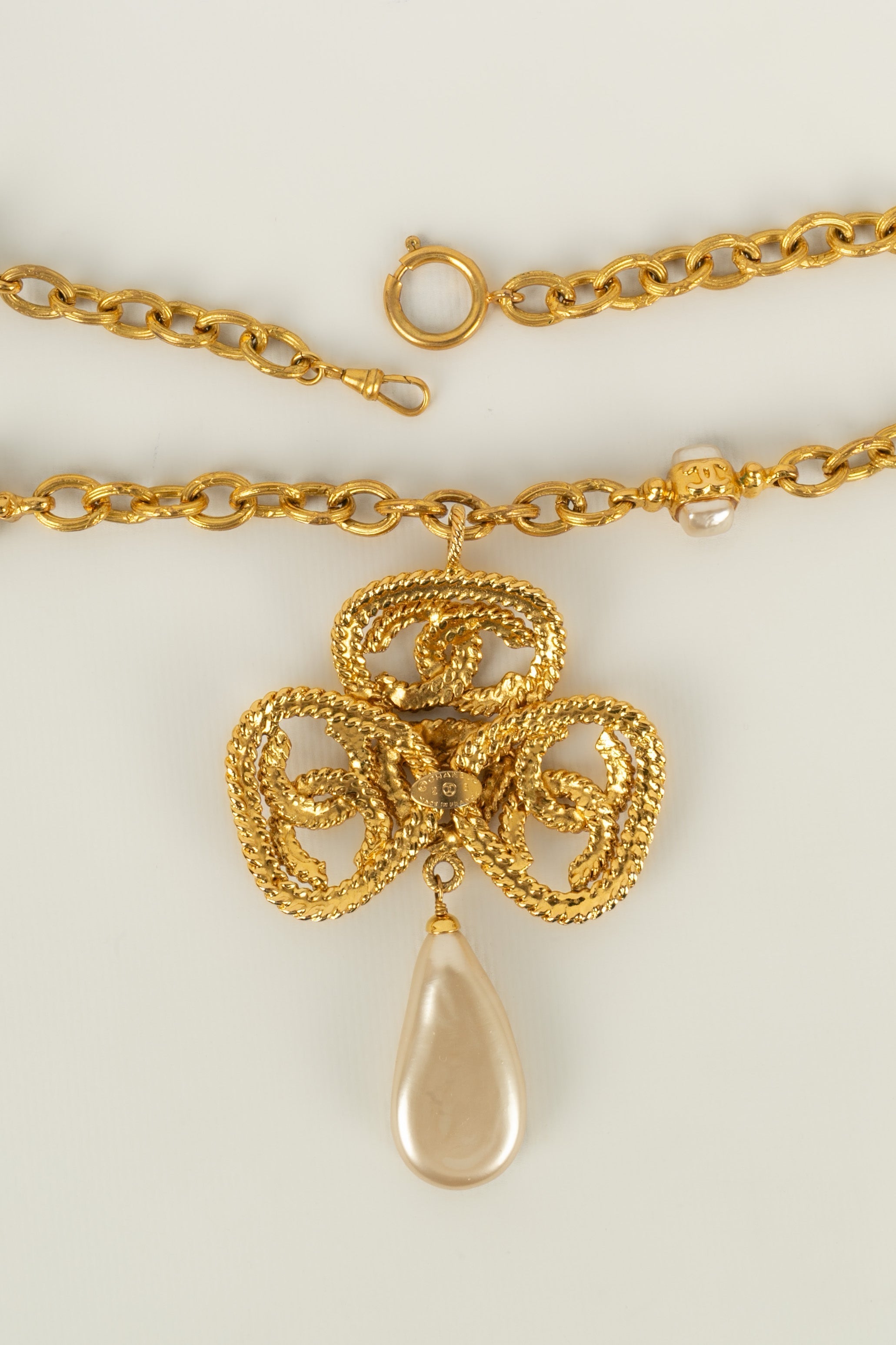 Collier pendentif Chanel 1990s