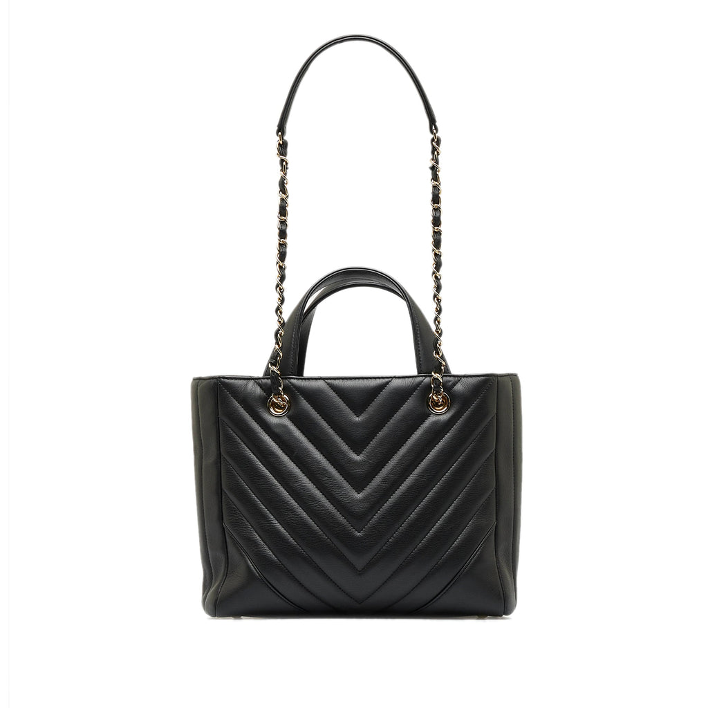 CHANEL CC Chevron Satchel