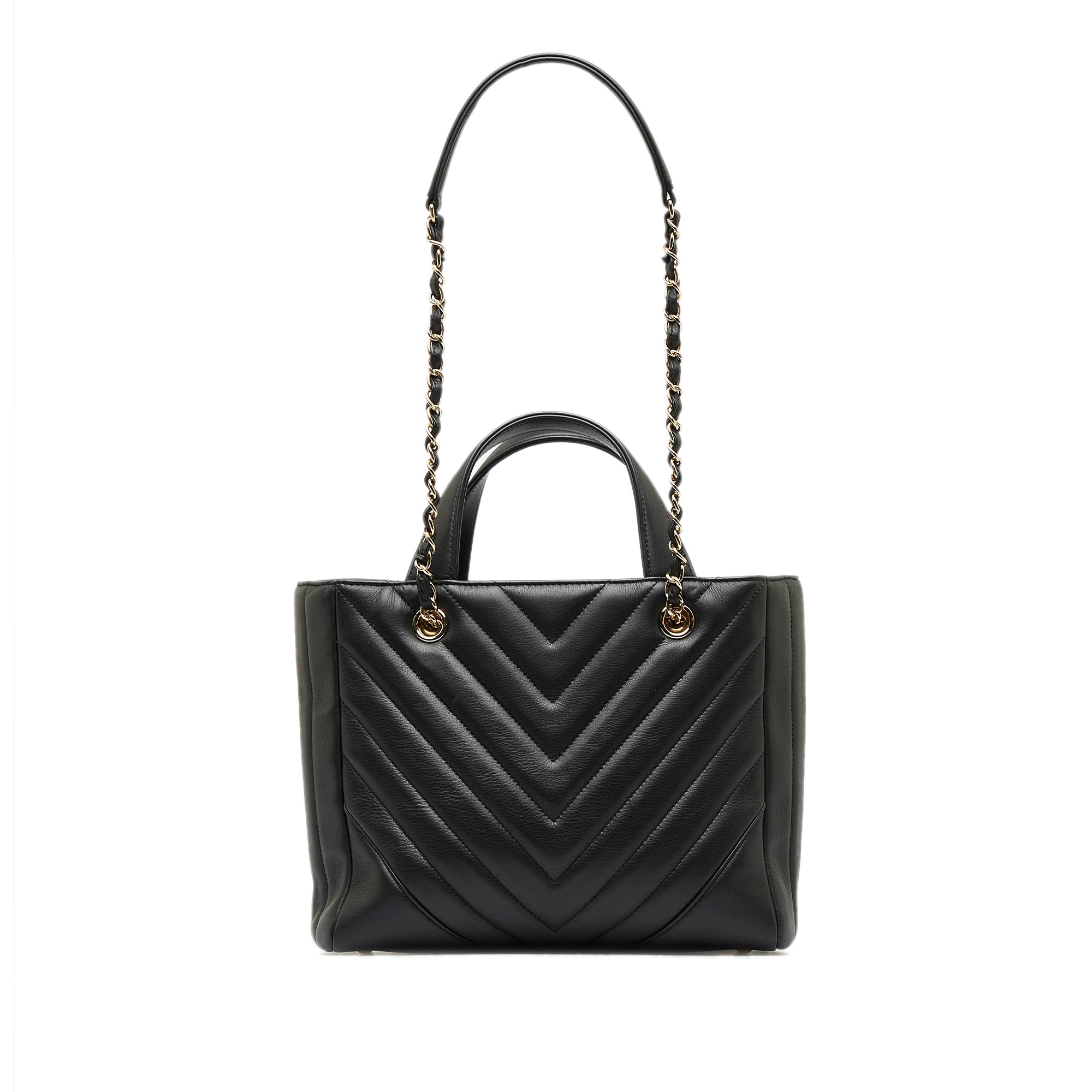 CHANEL CC Chevron Satchel