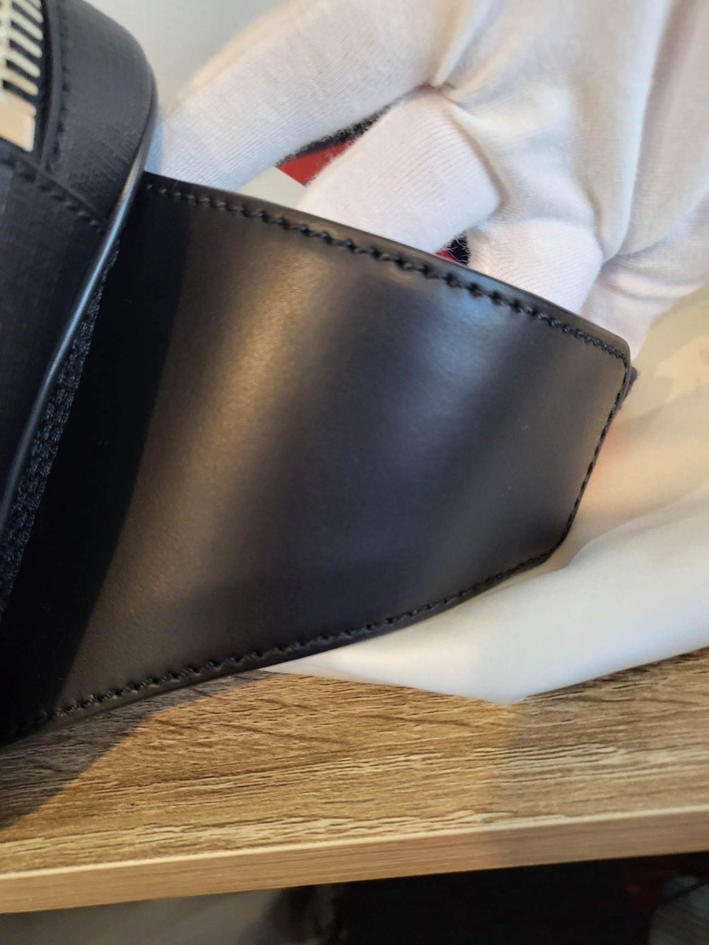 Authentic GG Black Belt Bag Gucci
