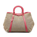 PRADA Canapa Logo Satchel