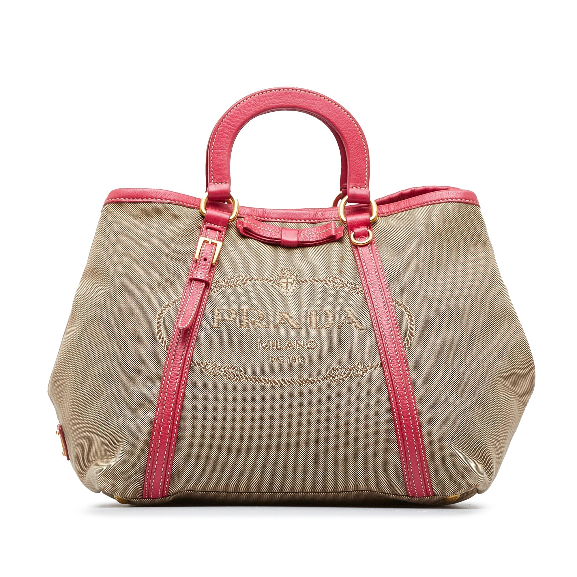 PRADA Canapa Logo Satchel
