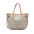 LOUIS VUITTON Damier Azur Neverfull MM Tote Bag