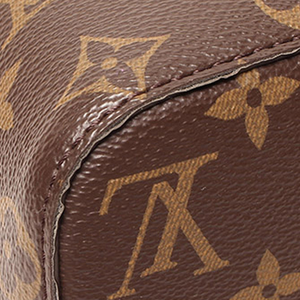 LOUIS VUITTON Monogram Neonoe Shearling BB Bucket Bag