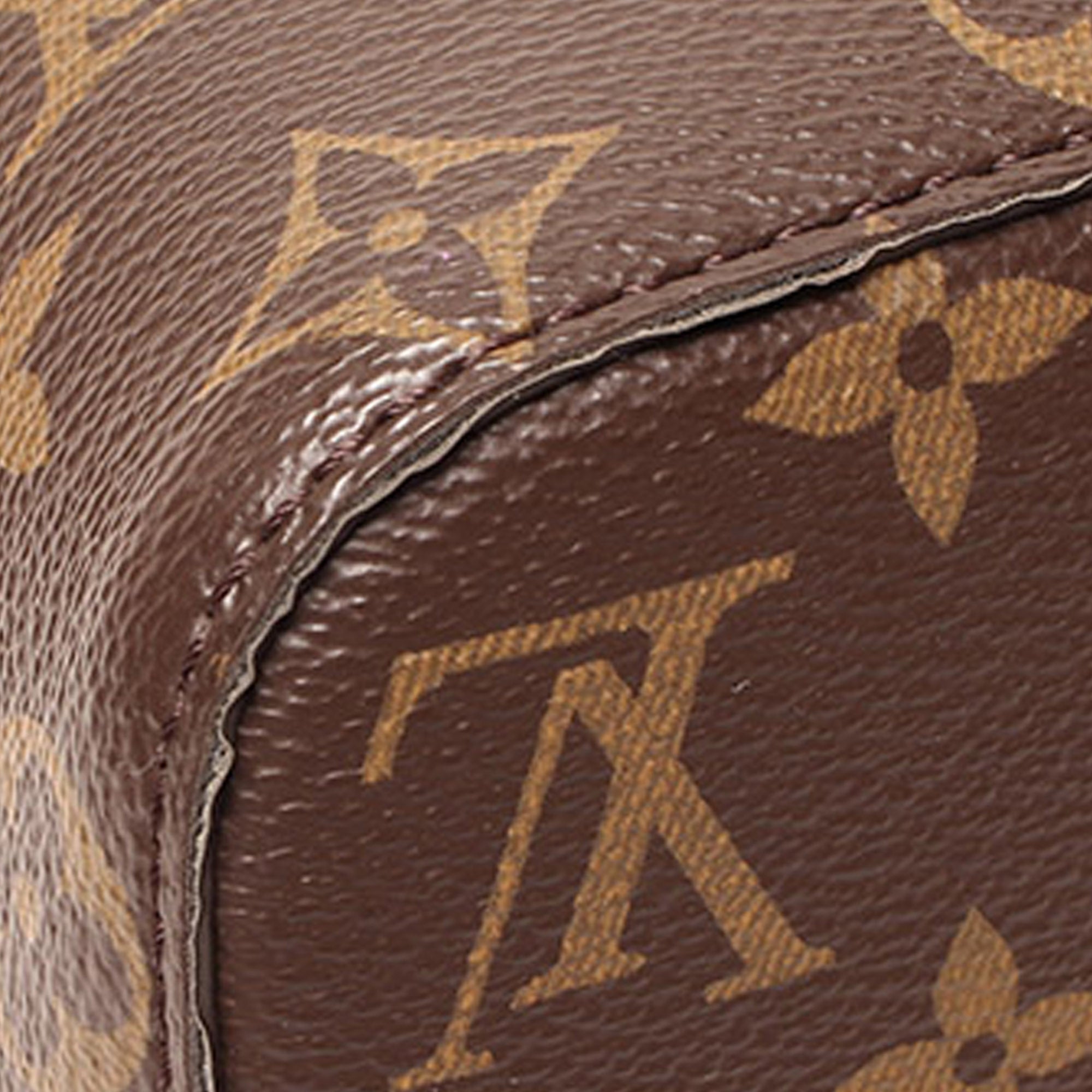 LOUIS VUITTON Monogram Neonoe Shearling BB Bucket Bag