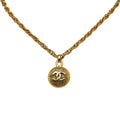 CHANEL CC Pendant Necklace Costume Necklace