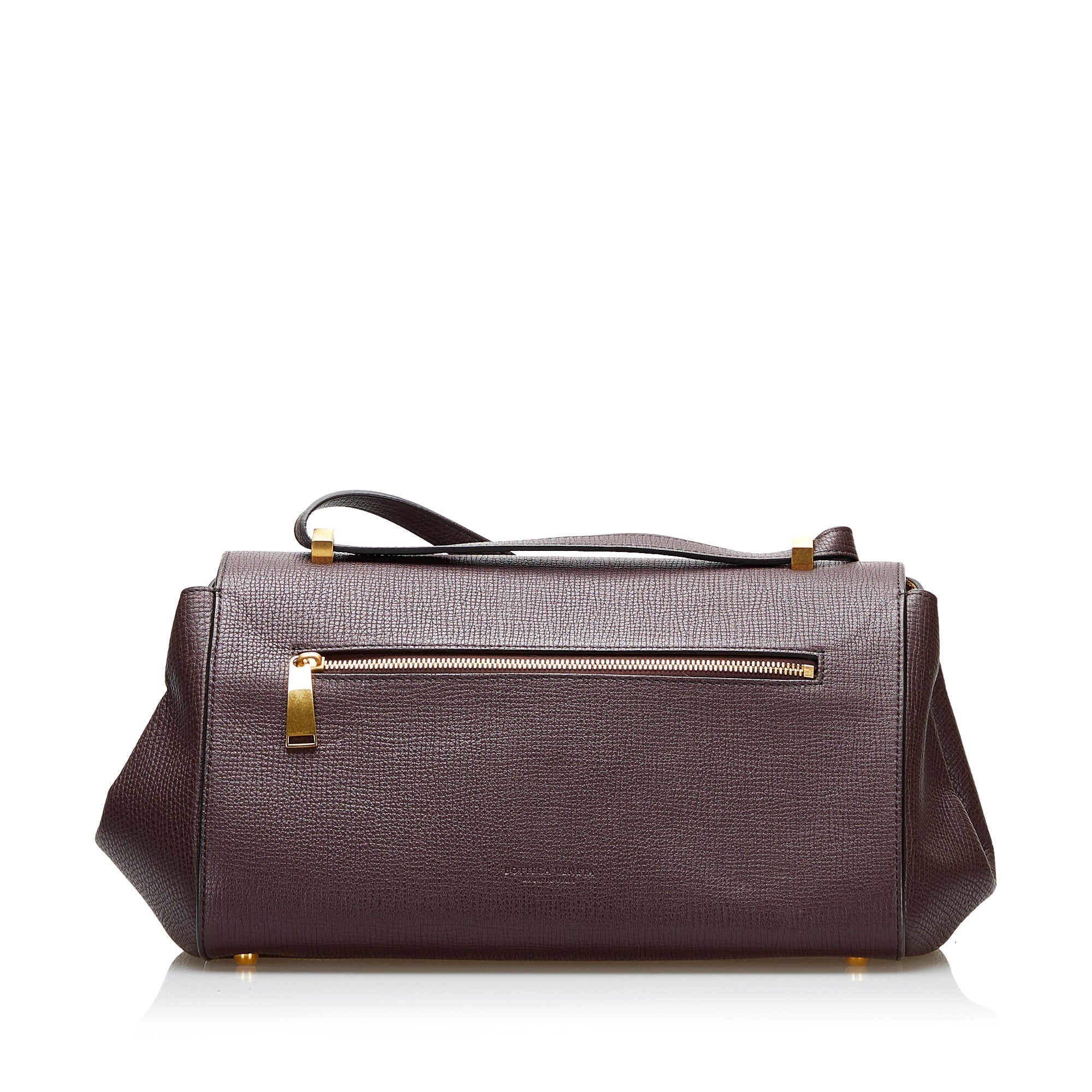 Bottega Veneta Angle Crossbody Bag Large Brown
