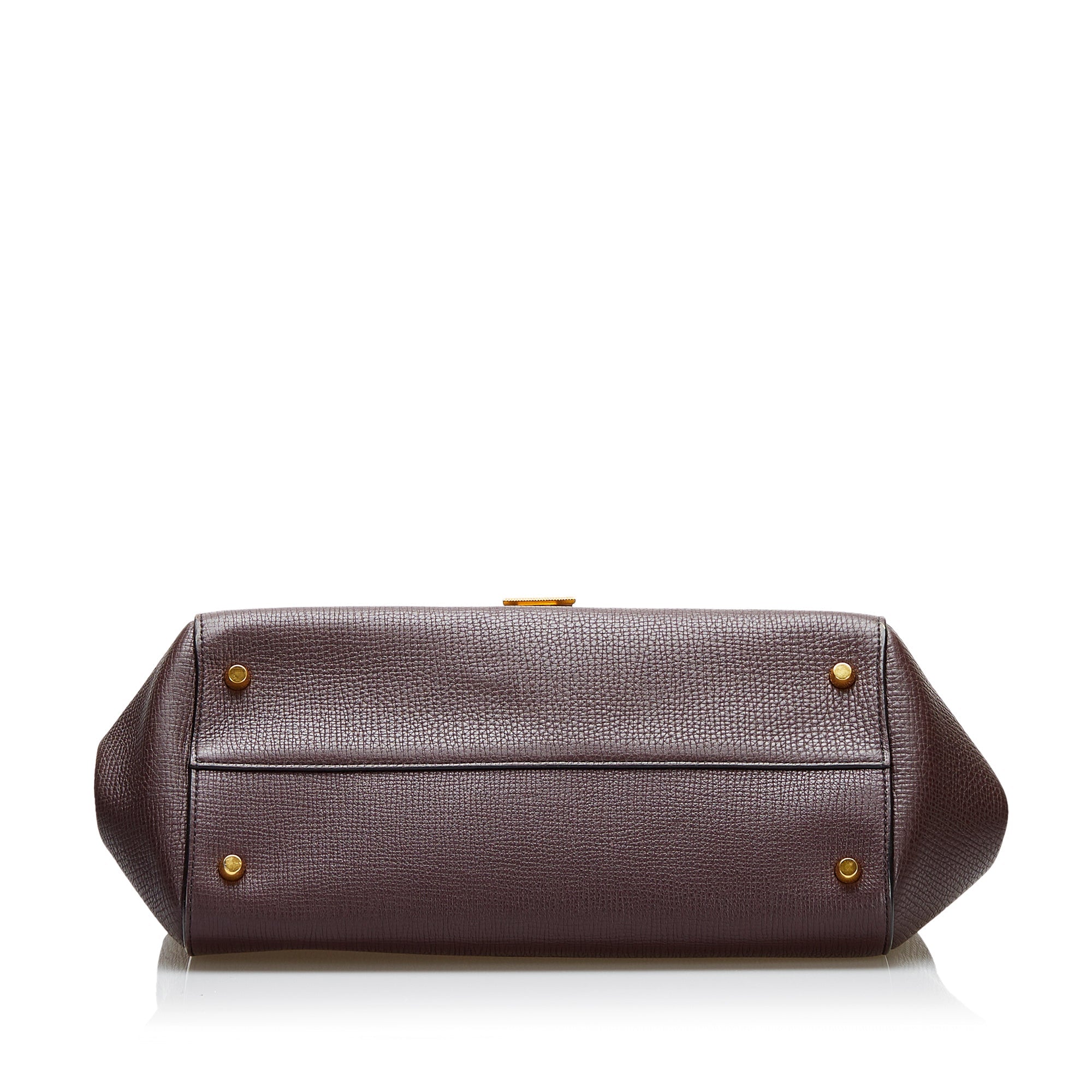 Bottega Veneta Angle Crossbody Bag Large Brown