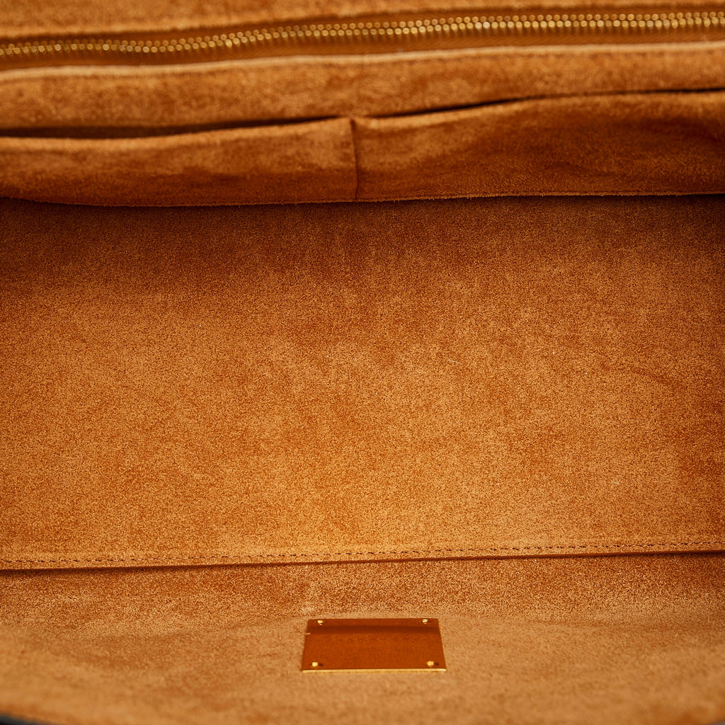 Bottega Veneta Angle Crossbody Bag Large Brown
