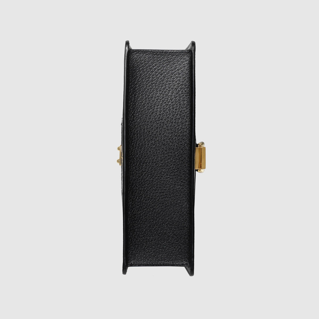 Gucci Sylvie Bee Star Small Shoulder Bag Black