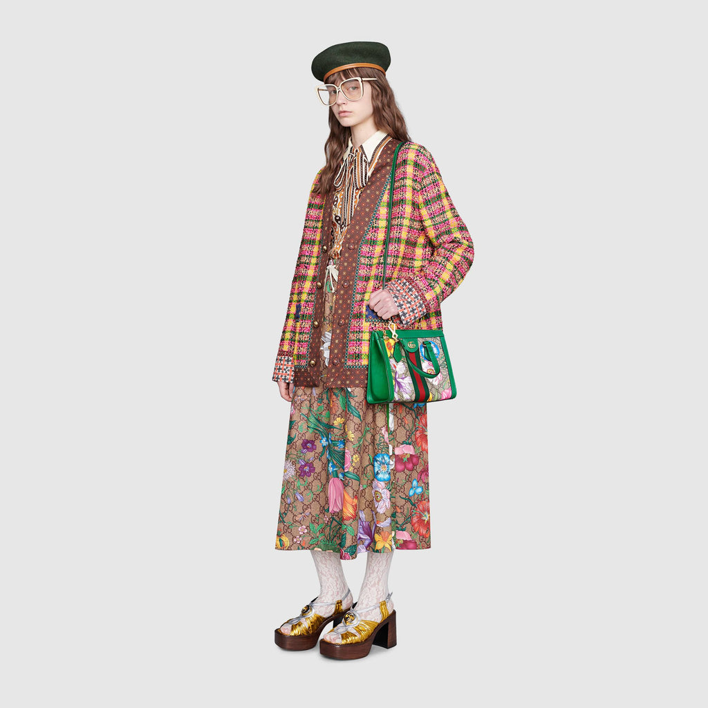 Gucci Online Exclusive Ophidia GG Flora small tote bag