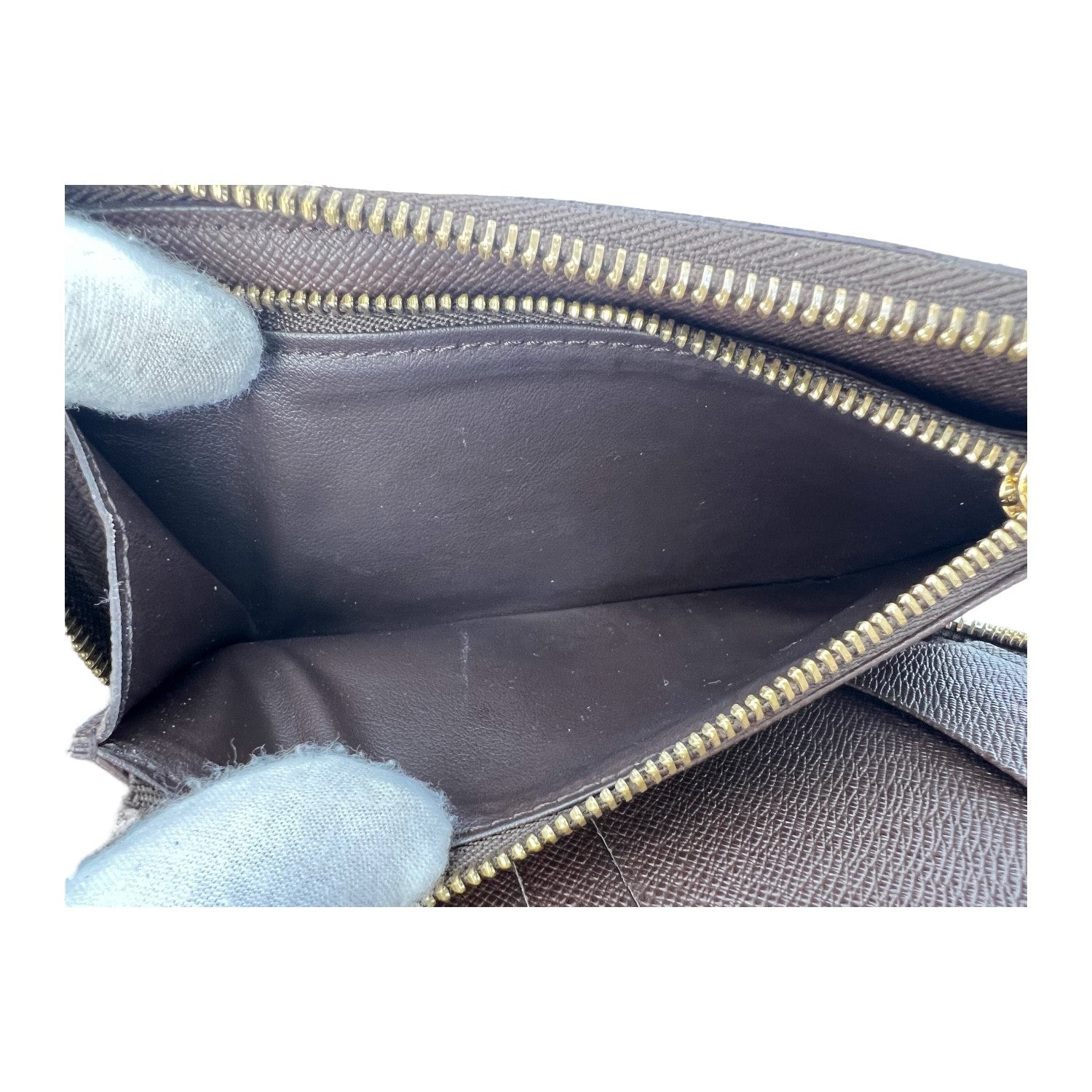 Louis Vuitton Damier Ebene Zippy Compact Wallet