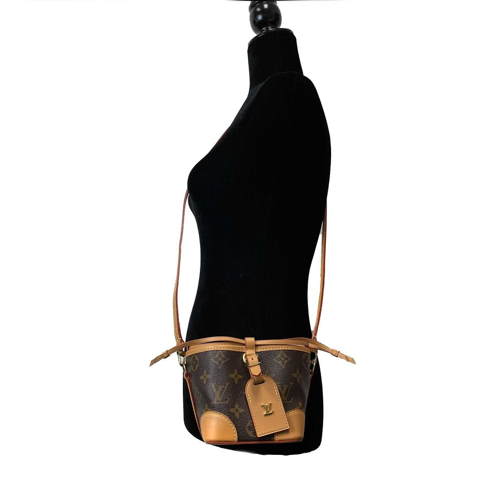 LOUIS VUITTON Noe Nano Purse Monogram Canvas Bucket Bag 2021