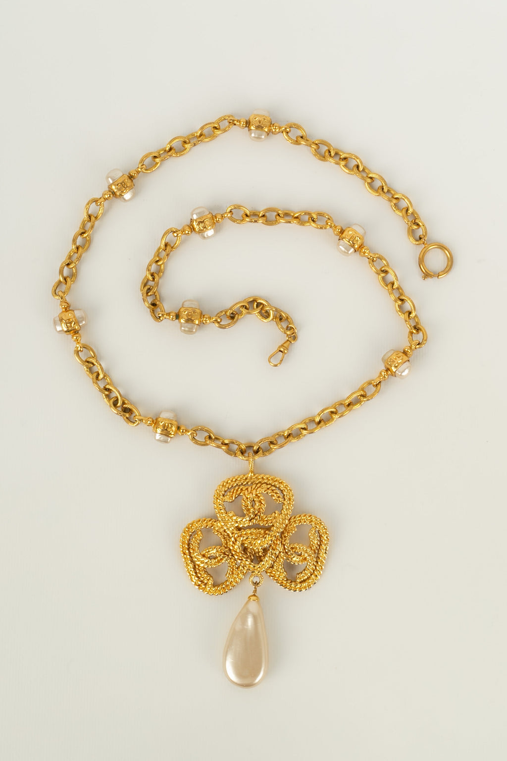 Collier pendentif Chanel 1990s