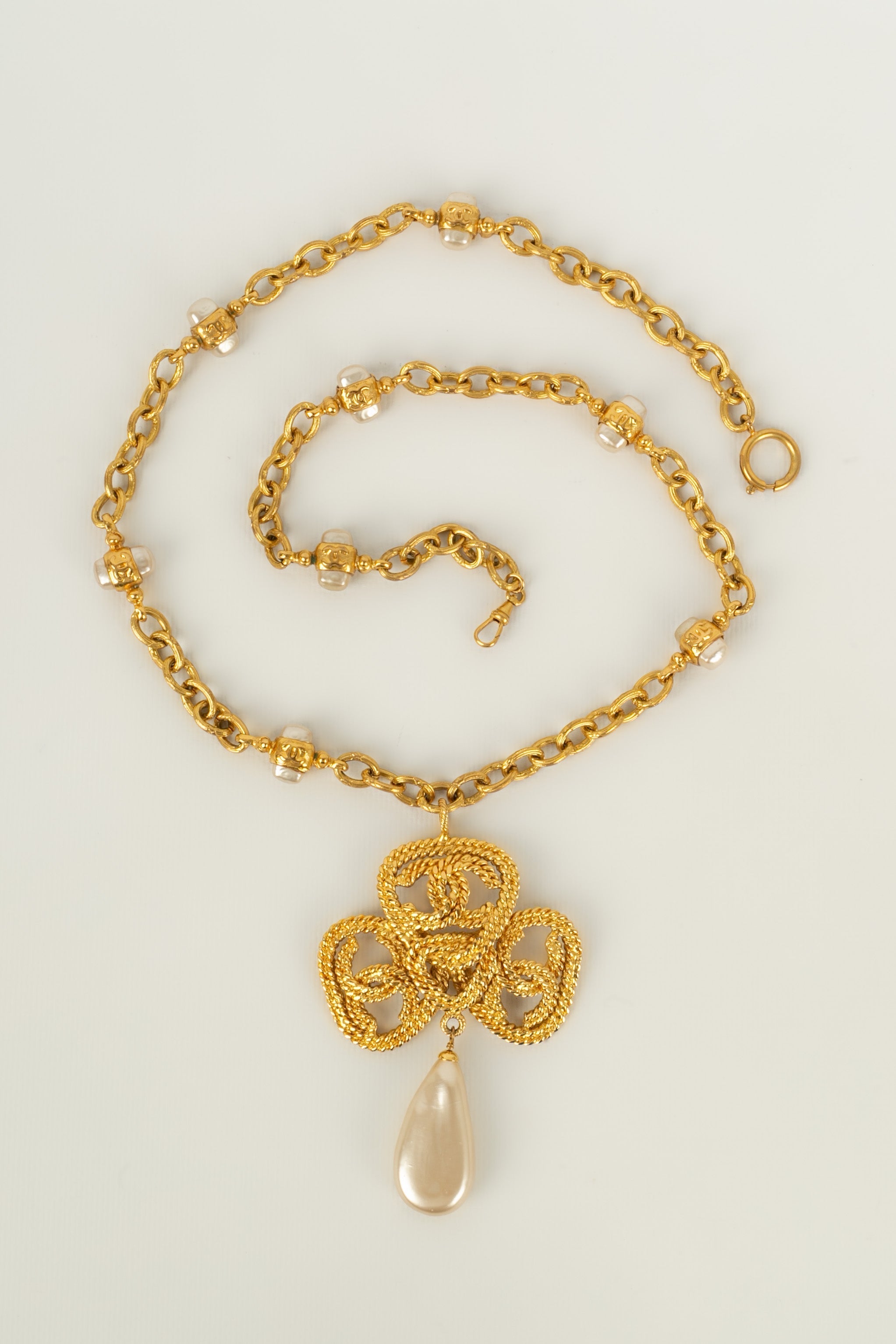 Collier pendentif Chanel 1990s