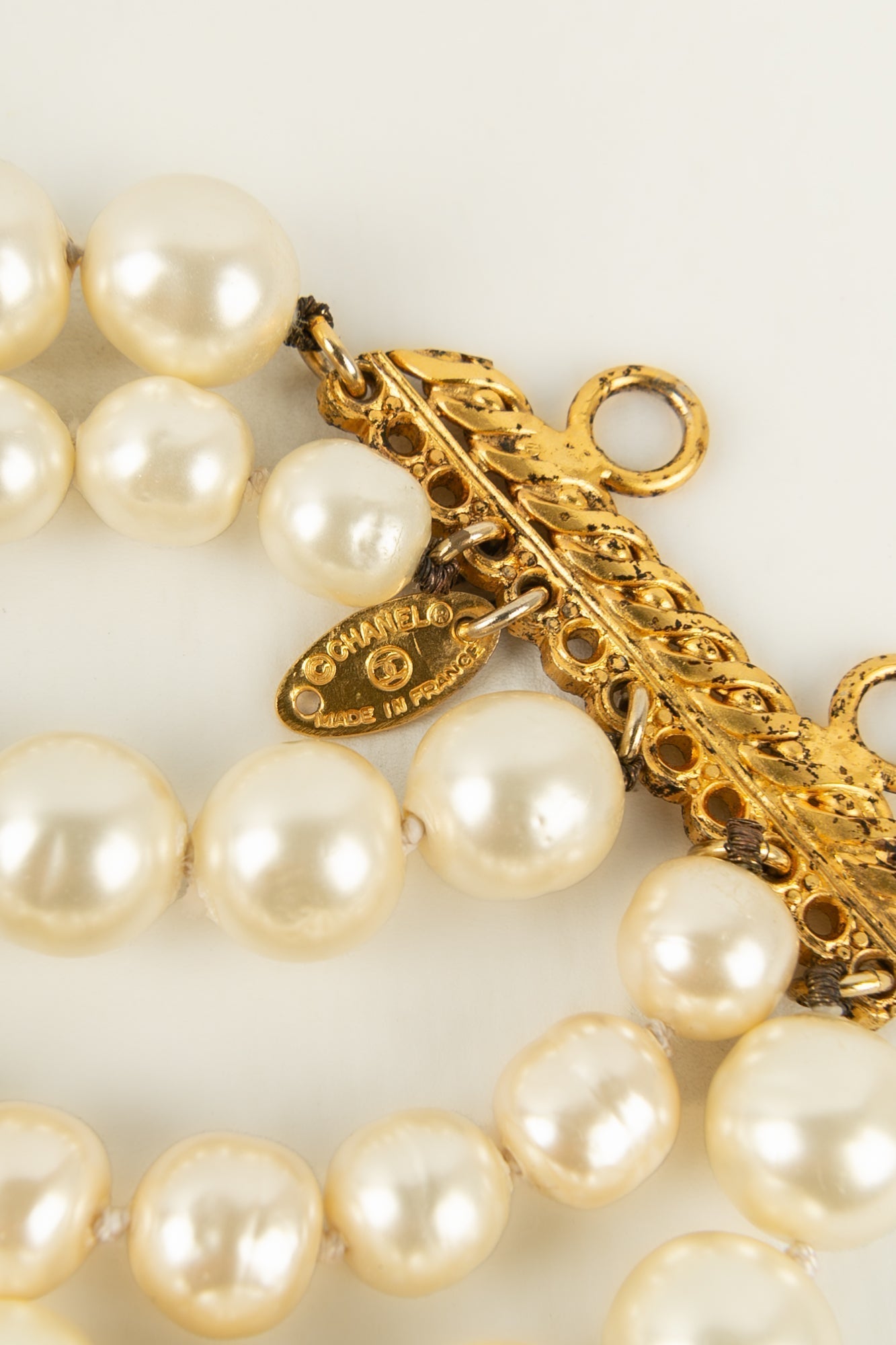 Bracelet de perles nacrées Chanel