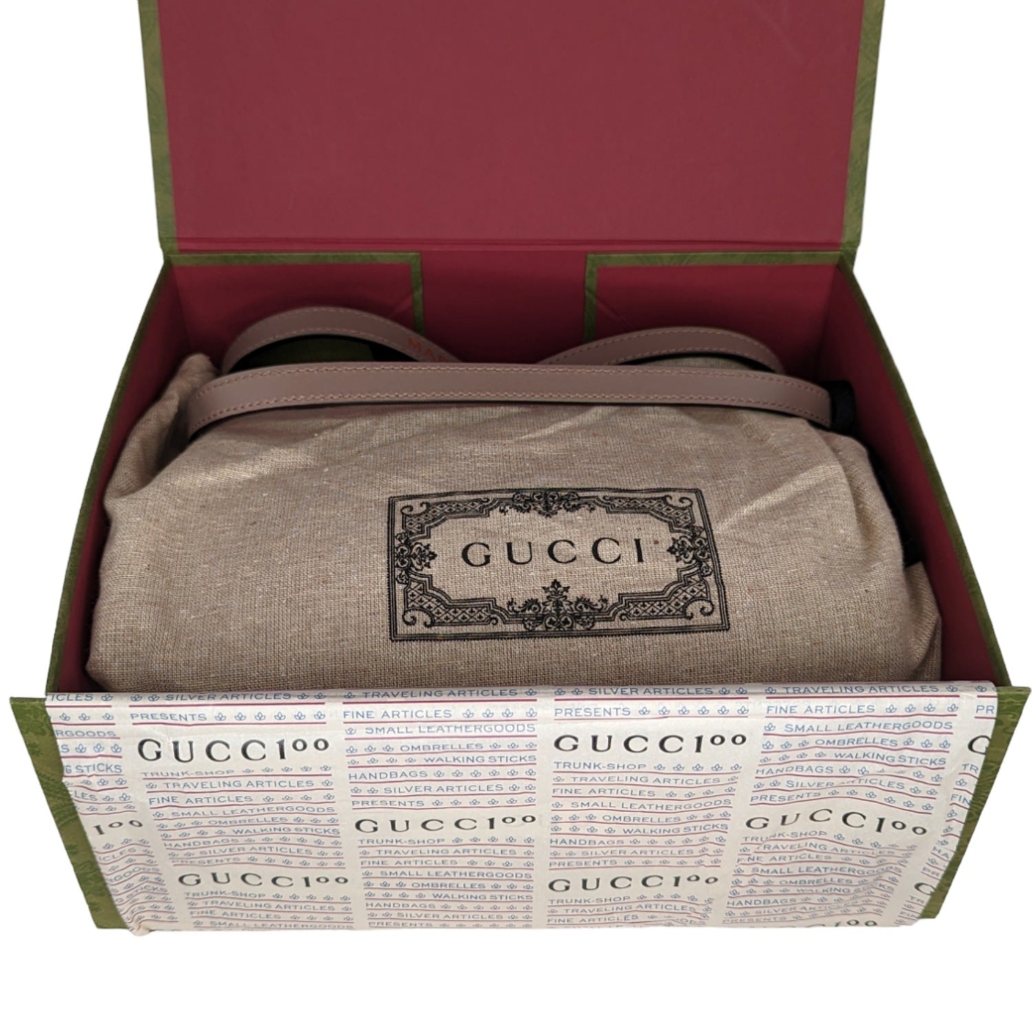 Gucci Dusty Rose Small GG Marmont Shoulder Bag