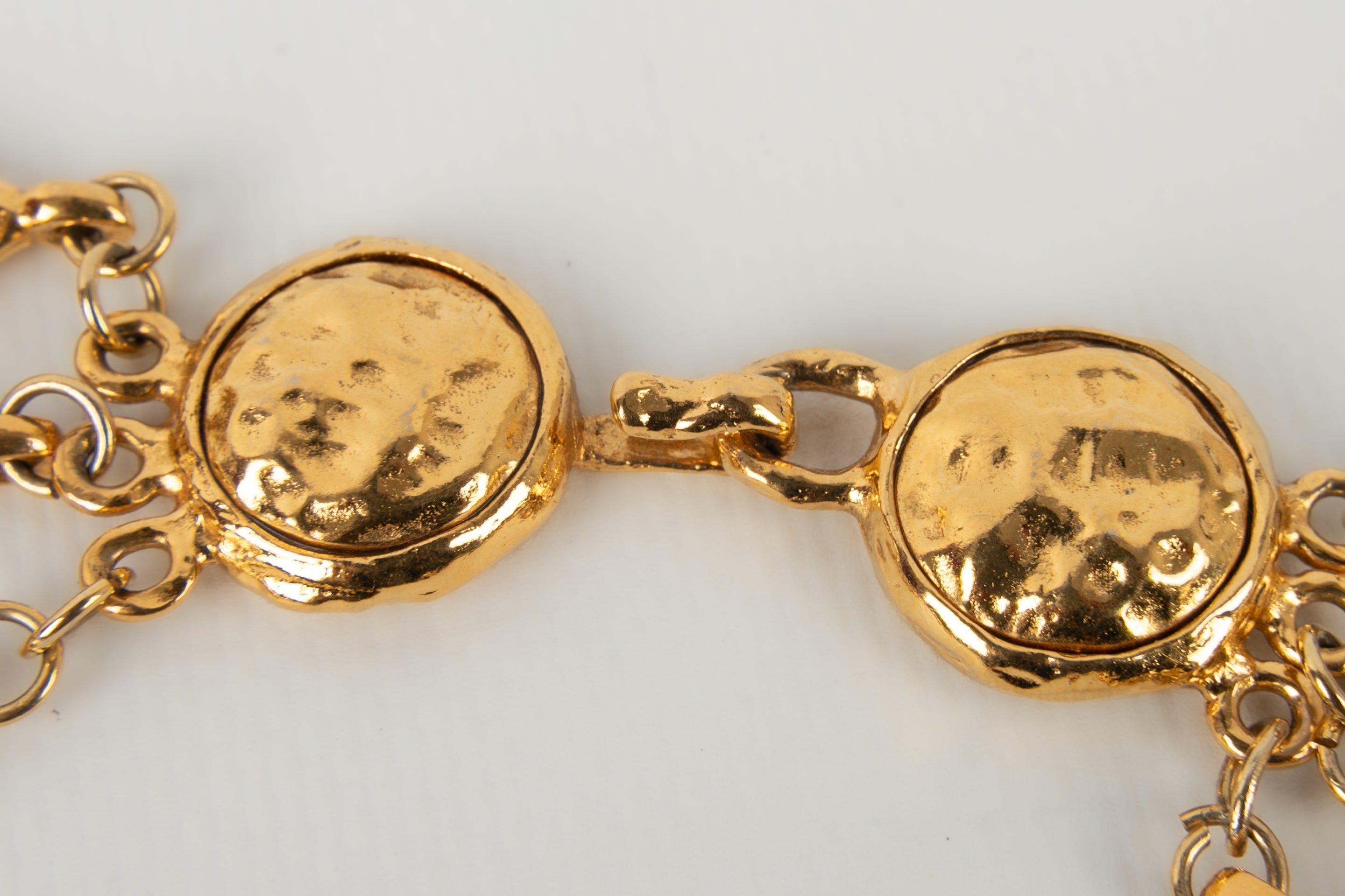 Collier dor�� Chanel 1990s