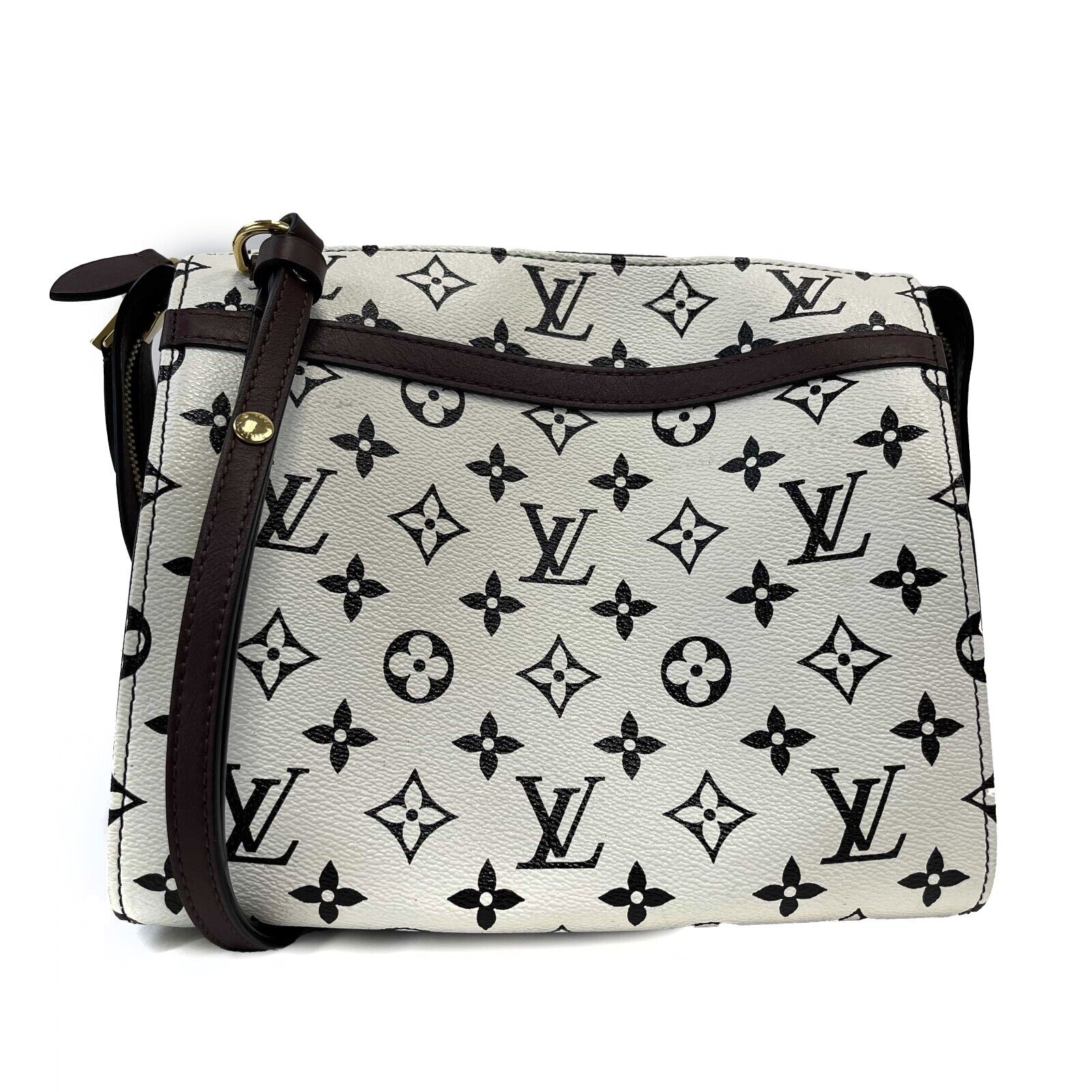 LOUIS VUITTON - Speedy Amazon Bag Monogram Canvas PM White / Brown Crossbody
