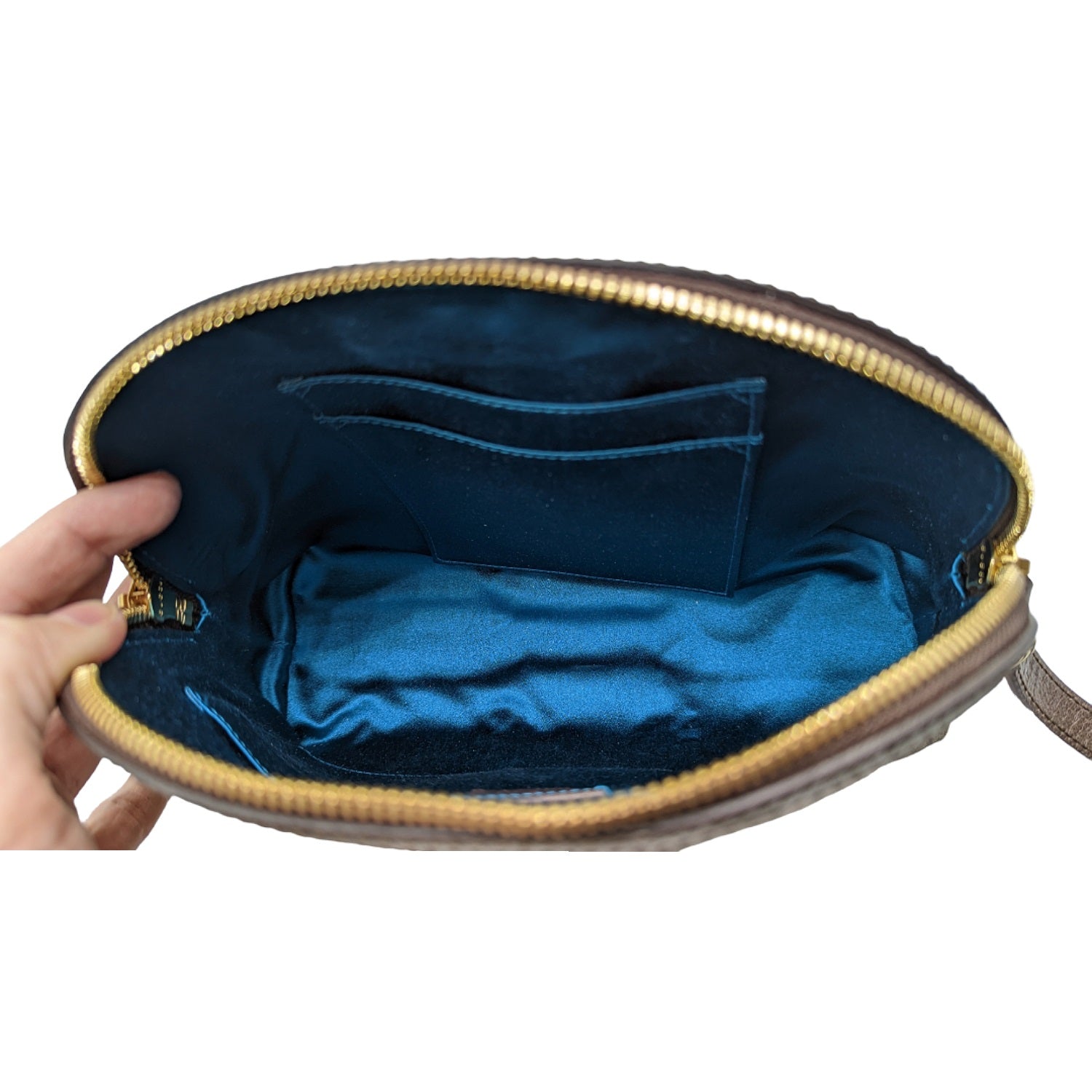 Gucci Small GG Supreme Ophidia Dome Shoulder Bag