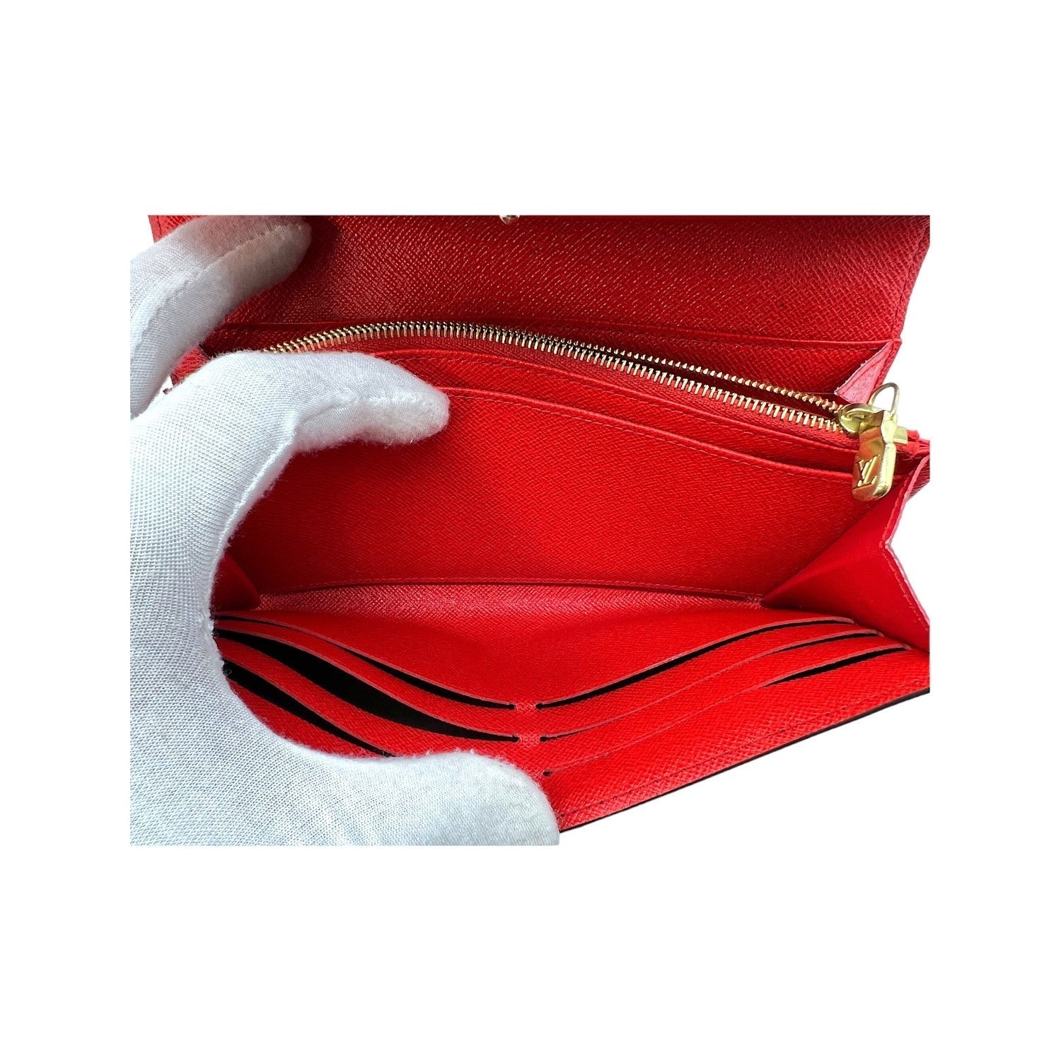 Louis Vuitton Monogram Poppy Sarah Wallet