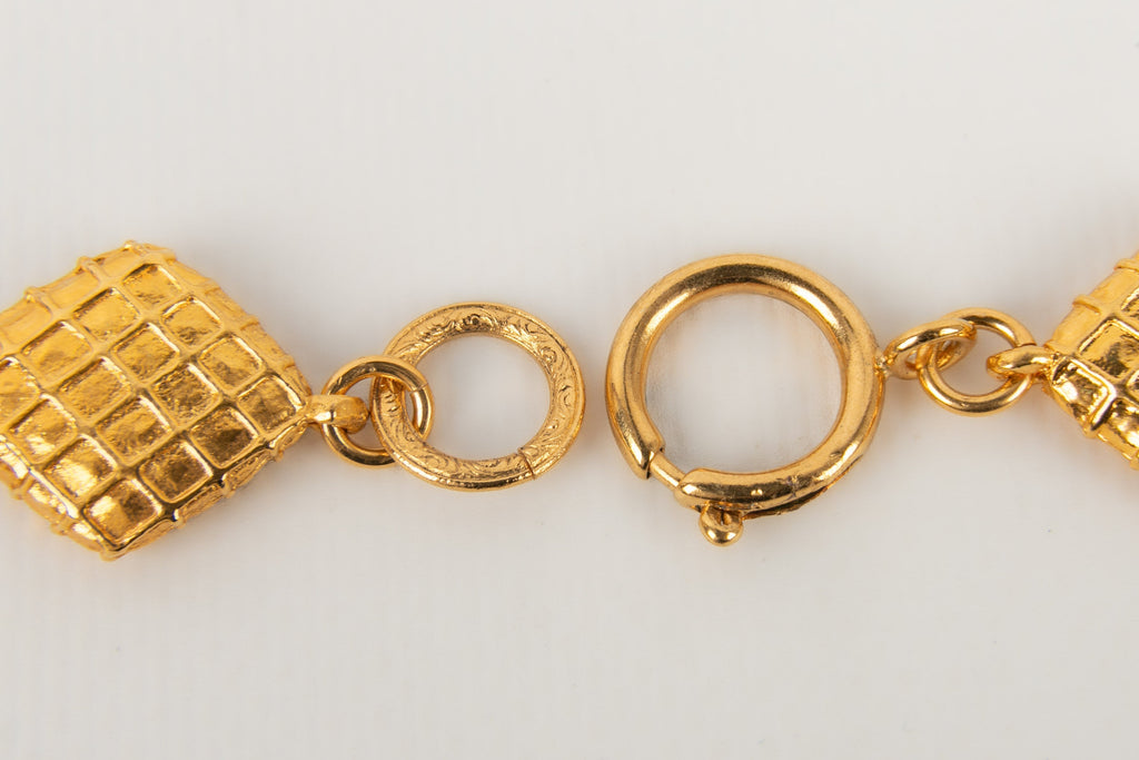 Collier matelass�� Chanel 1990s