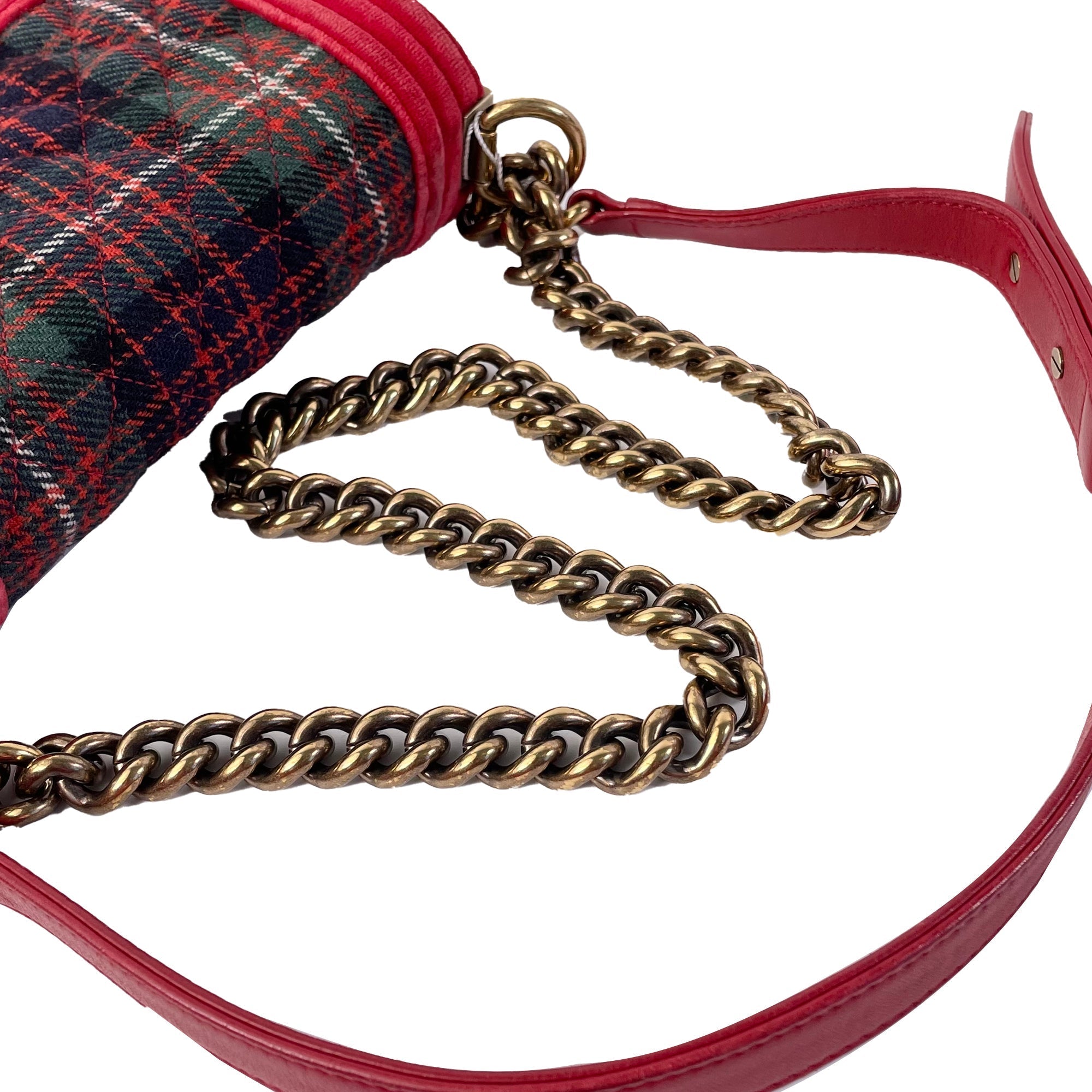 CHANEL Small Velvet Boy Crossbody Bag
