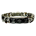Louis Vuitton Monogram Palladium Finish Cuban Link Bracelet M00270 - DI1210