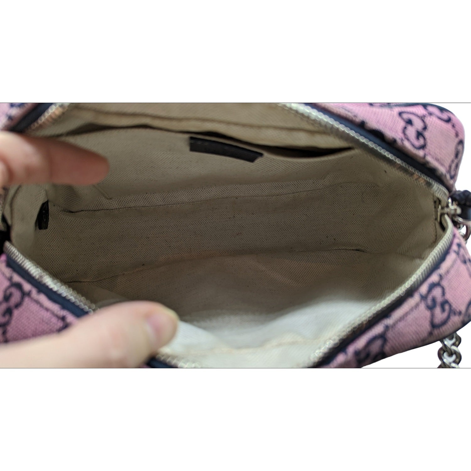 Gucci Pink GG Matelassé Marmont Small Shoulder Bag