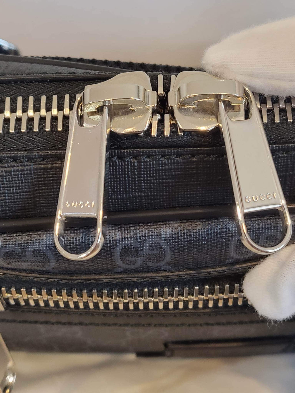 Authentic GG Black Belt Bag Gucci