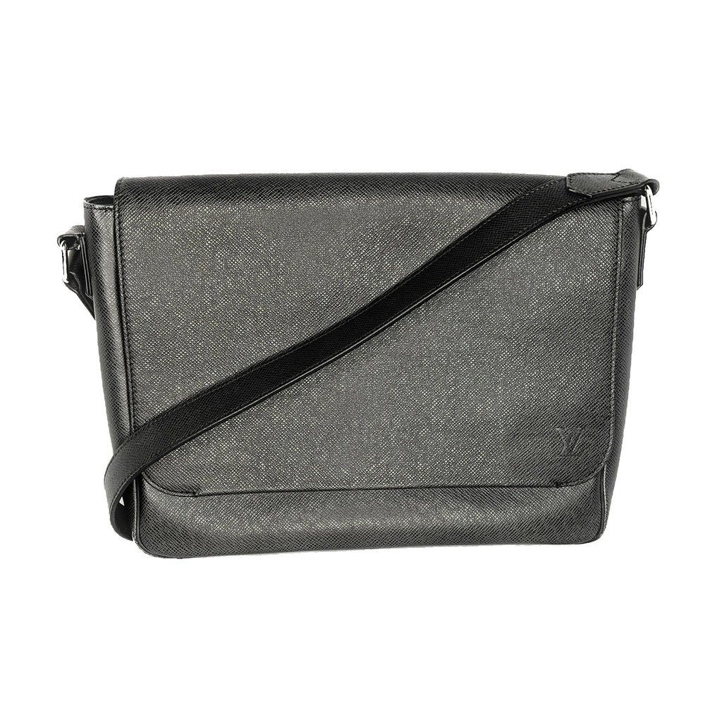 Louis Vuitton Ardoise Taiga Leather Roman MM Messenger Bag