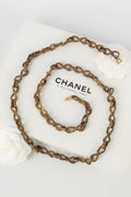 Collier dor�� Chanel 1950-60
