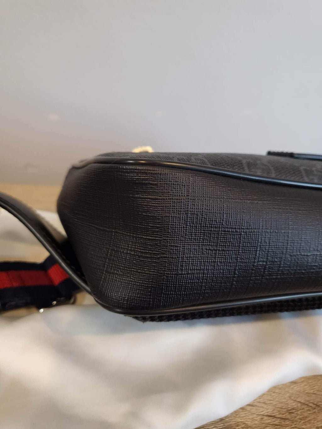 Authentic GG Black Belt Bag Gucci
