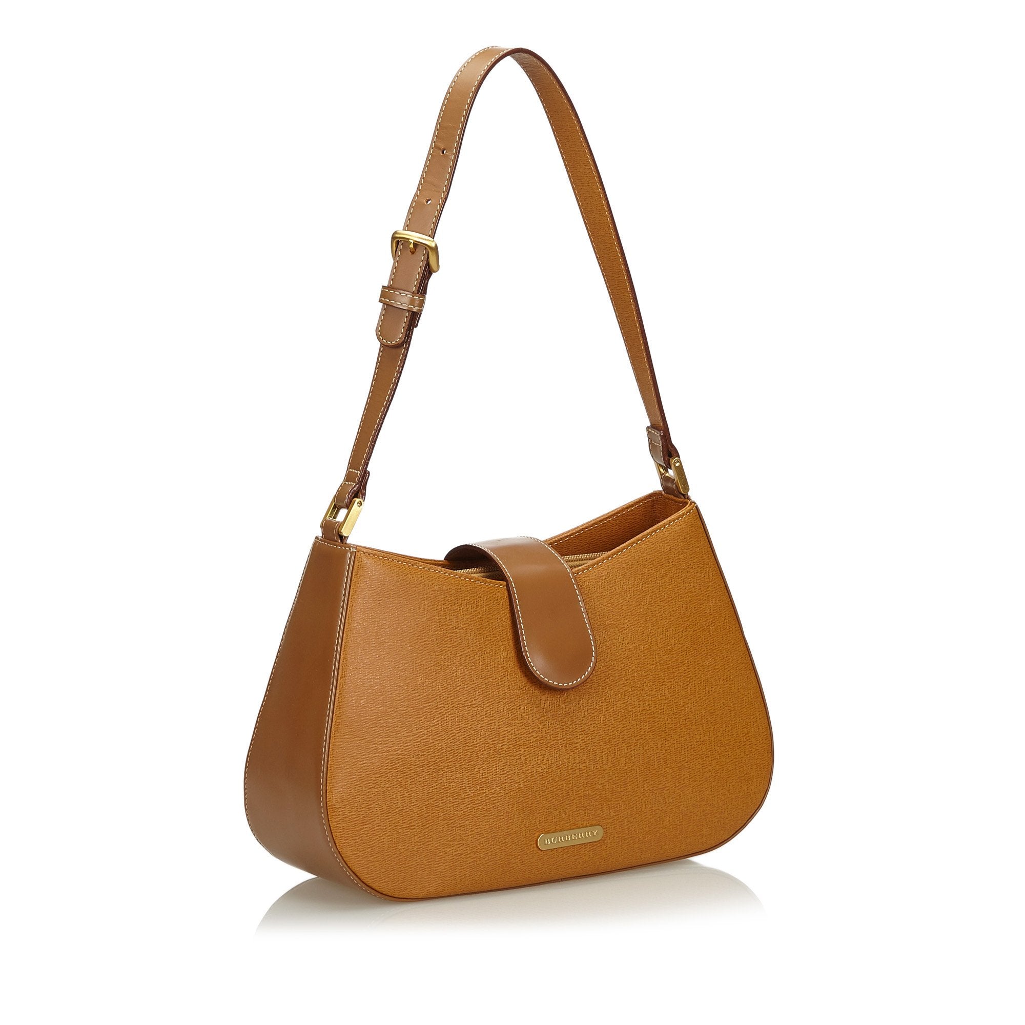 Pre-Loved Burberry Brown Others Leather Shoulder Bag United Kingdom