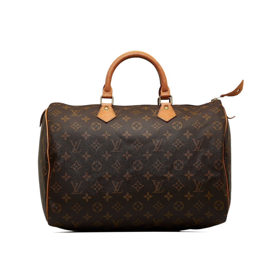 LOUIS VUITTON Monogram Speedy 35 Boston Bag