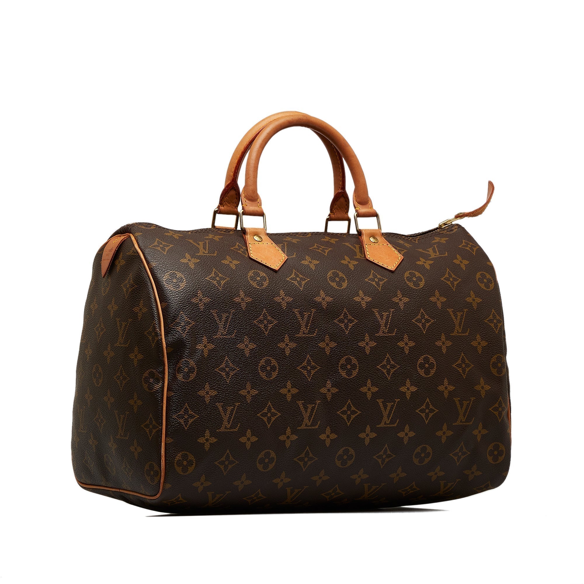 LOUIS VUITTON Monogram Speedy 35 Boston Bag