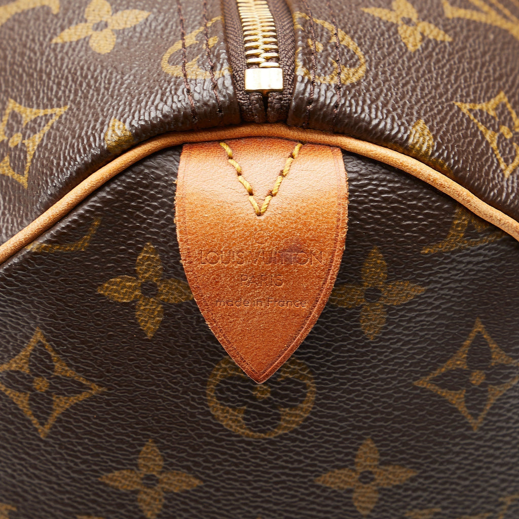 LOUIS VUITTON Monogram Speedy 35 Boston Bag