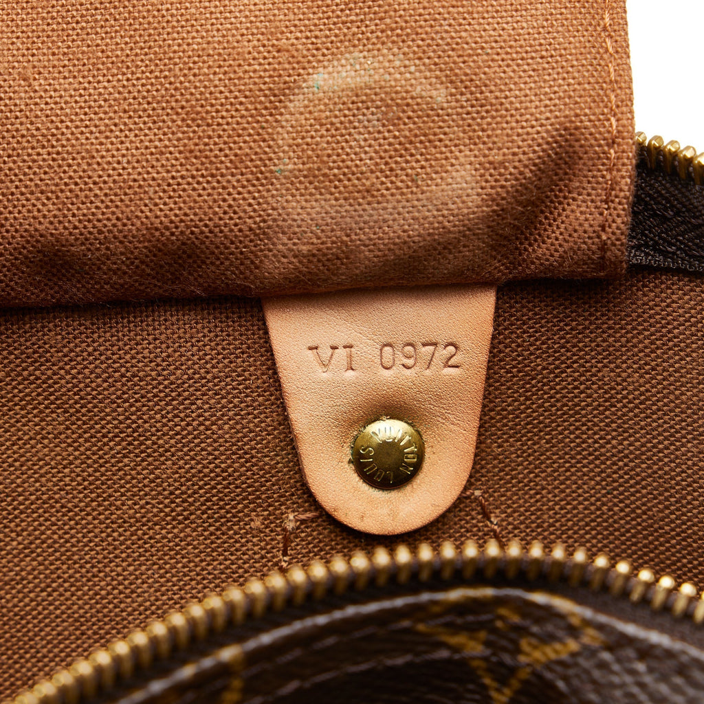 LOUIS VUITTON Monogram Speedy 35 Boston Bag