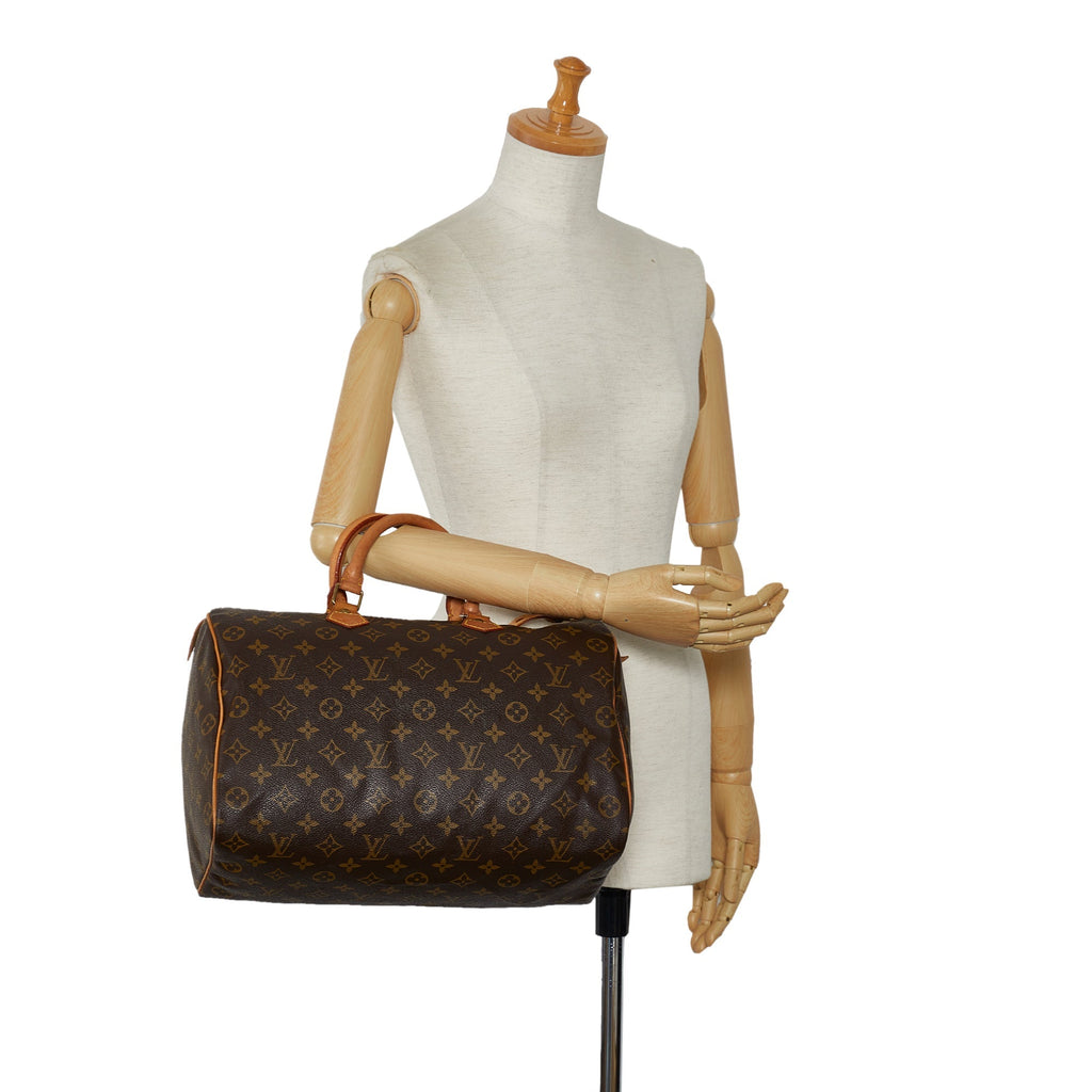 LOUIS VUITTON Monogram Speedy 35 Boston Bag