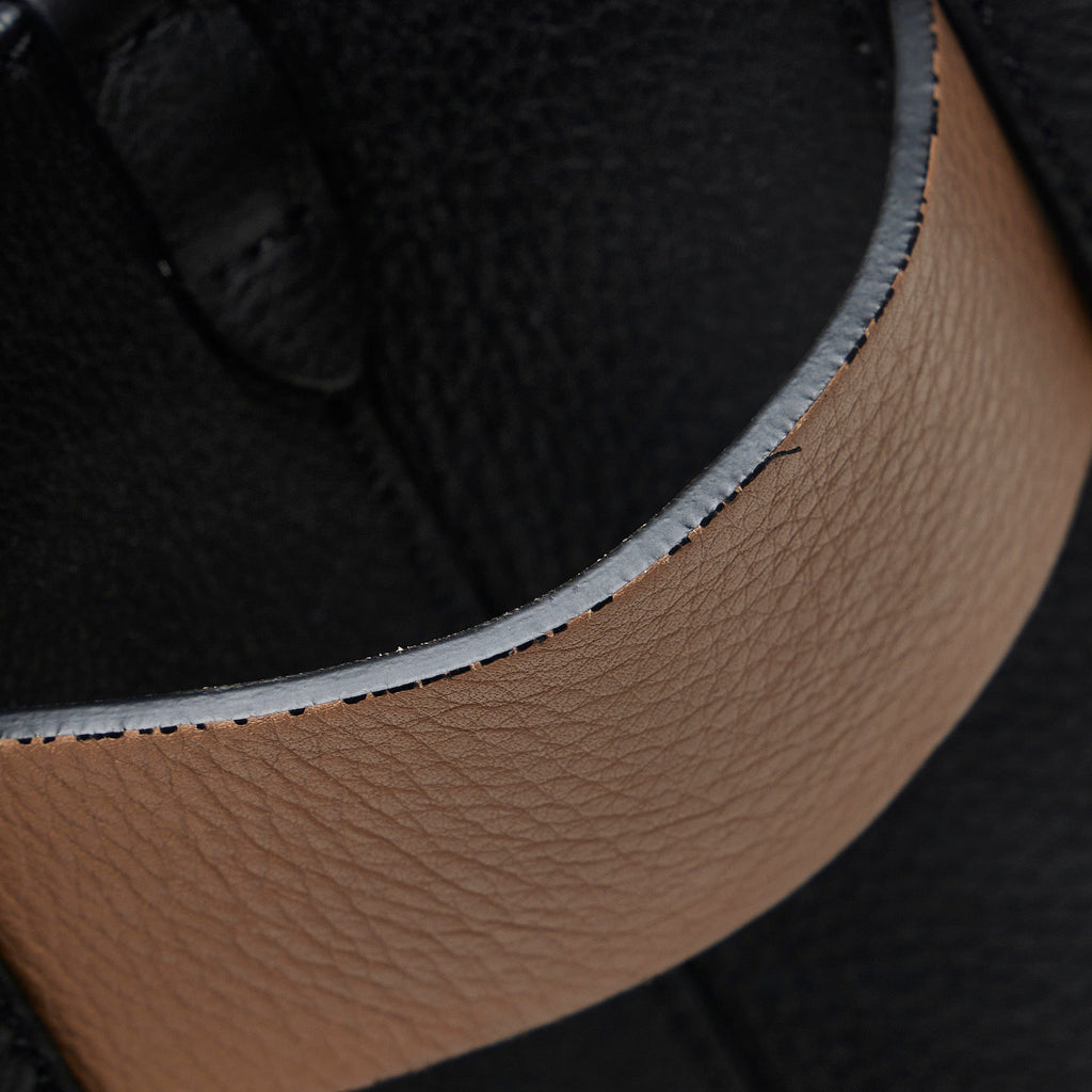 Burberry Belt Handbag Small Black Leather